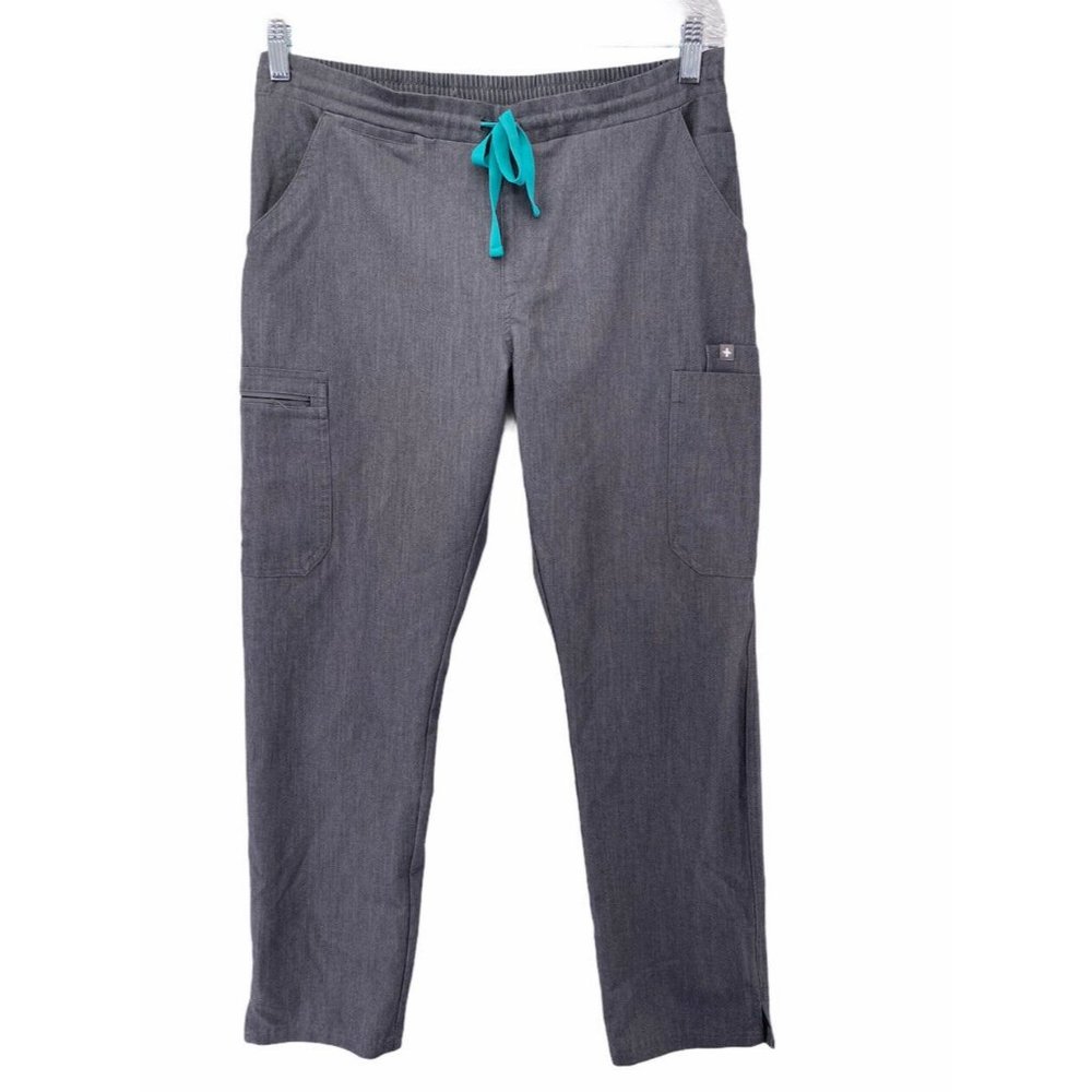 Fig Scrub Gray Yola Skinny Scrub Pant Women’s Size Medium